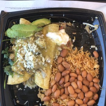 El Pollo Loco - This is the plate I received. Coldish and nasty looking. - Mexican Near Me - Temecula, California