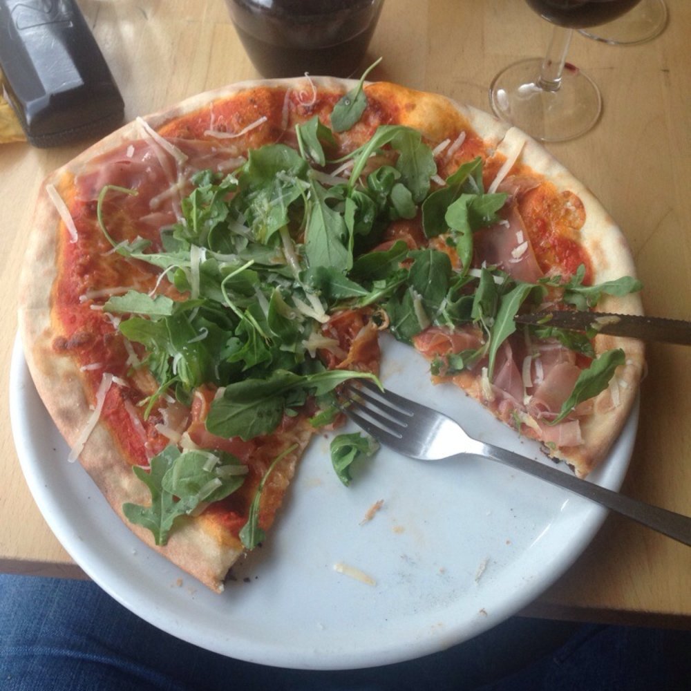Erik Pizza, excellent. Makes me want to go back to Italy!
