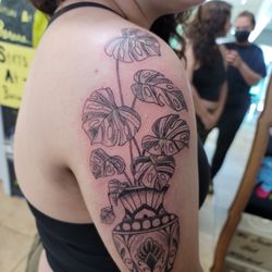 Banana Tattoo - Tattoo by Kate