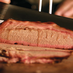 True Texas BBQ - Natural smoked brisket, fatty or lean to your preference