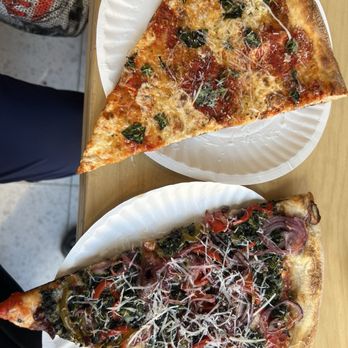 Double Pie Pizza - Veggie and Margherita - Pizza Near Me - New York, New York Double Pie Pizza - Veggie and Margherita - Pizza Near Me - New York, New York