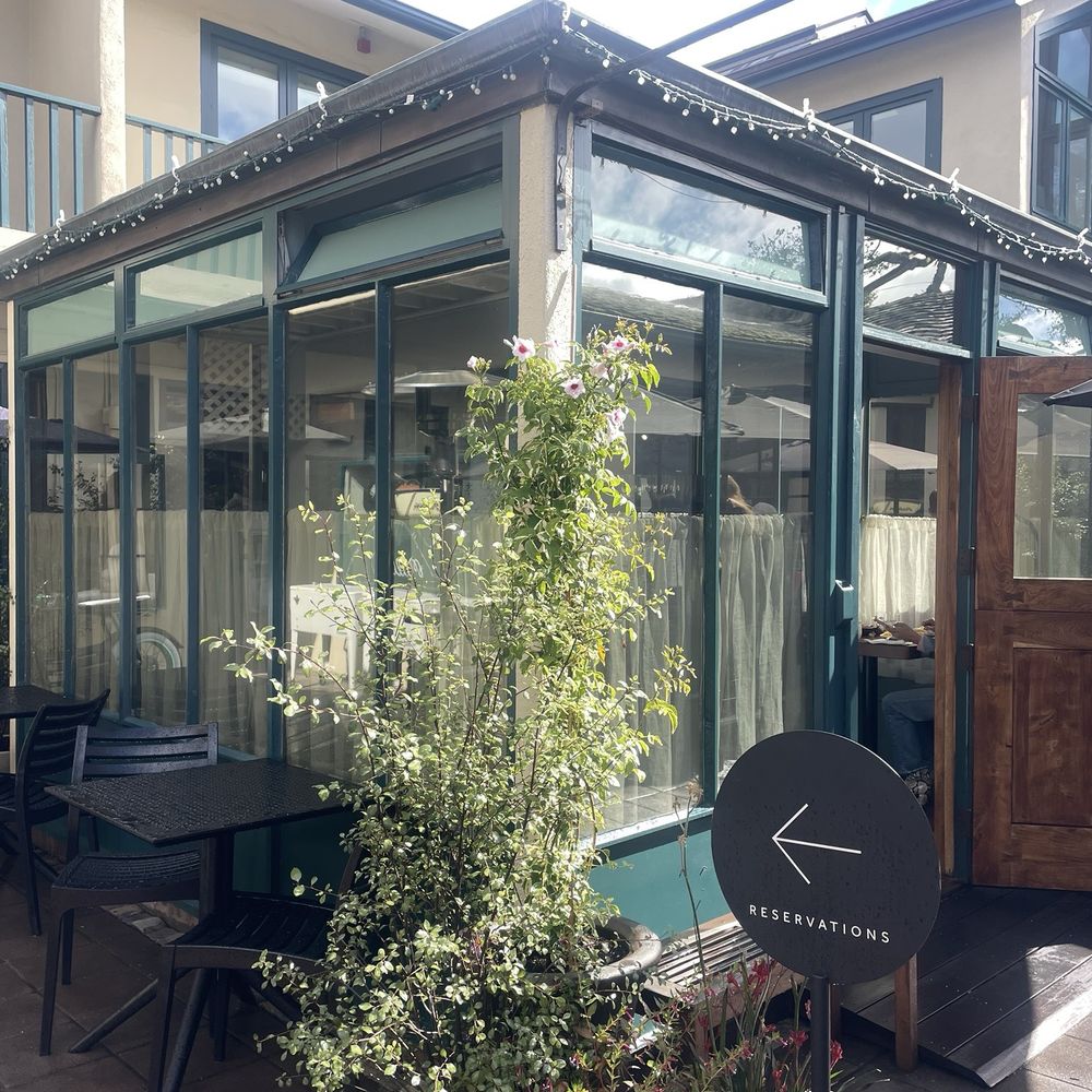 Stationæry - Glass House/Green House Seating - Coffee & Tea Near Me - Carmel-by-the-Sea, California Stationæry - Glass House/Green House Seating - Coffee & Tea Near Me - Carmel-by-the-Sea, California