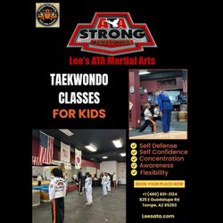 Lee's ATA Martial Arts - Give your child the gift of Taekwondo! At Lees ATA Tempe, we offer dynamic and engaging lessons tailored for kids.