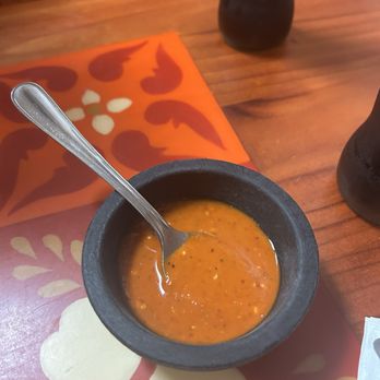Pablo's Old Town - Really really hot sauce "be careful " - Mexican Near Me - Lansing, Michigan