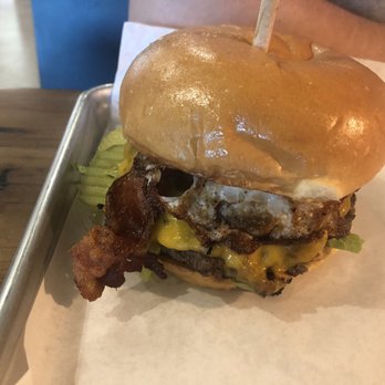 JC's Burger Bar - Classic with fried egg - Burgers Near Me - Coppell, Texas JC's Burger Bar - Classic with fried egg - Burgers Near Me - Coppell, Texas