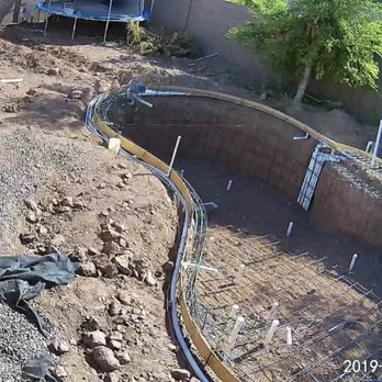 Dolphin Pools - City inspection passed(Dig, plumbing, steel, electric done) - Pool & Hot Tub Service Near Me - Phoenix, Arizona