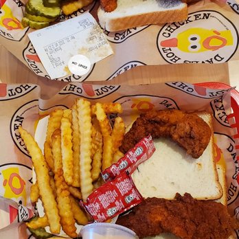 Dave's Hot Chicken - #1 and #3 combos - Chicken Shop Near Me - Menomonee Falls, Wisconsin