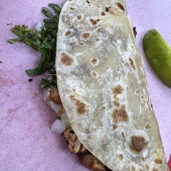 Chilangos Tacos - 6" Pollo Quesadilla - Tacos Near Me - Dallas, Texas Chilangos Tacos - 6" Pollo Quesadilla - Tacos Near Me - Dallas, Texas