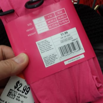 Savers - These tights had the original price tag of $1.99, Savers is selling for $2.99!!! LOL - Thrift Stores Near Me - Riverside, California
