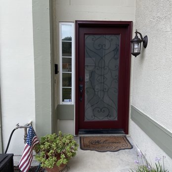 Andrade Painting & Decorating - Front door re-painted - Painters Near Me - Ontario, California