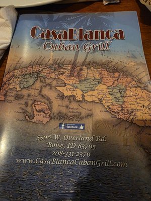 Menu photo 1 Casablanca Cuban Grill Boise, ID Menu photo 1 Casablanca Cuban Grill Boise, ID