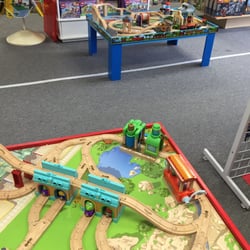 Plush Toys - Not 1 but 2 train tables!