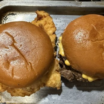 Mr Juicy - Chicken sandwich  Double Cheeseburger - Burgers Near Me - San Antonio, Texas