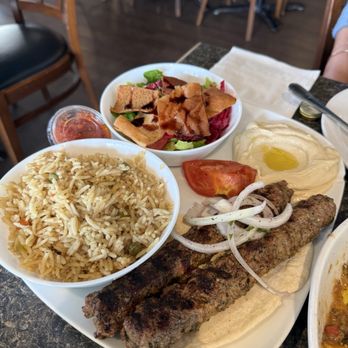 Arabesque Family Restaurant - Kefta kebab plate - Middle Eastern Near Me - Kitchener, Ontario Arabesque Family Restaurant - Kefta kebab plate - Middle Eastern Near Me - Kitchener, Ontario