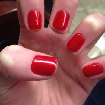 Romantic Nails - My nails were red with gold glitter! - Nail Salons Near Me - Monrovia, California Romantic Nails - My nails were red with gold glitter! - Nail Salons Near Me - Monrovia, California