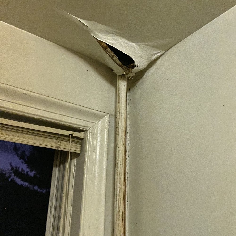 Hole in ceiling Hole in ceiling