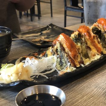 Moriki Sushi - Volcano Roll - Sushi Bars Near Me - Lawrence, Kansas Moriki Sushi - Volcano Roll - Sushi Bars Near Me - Lawrence, Kansas