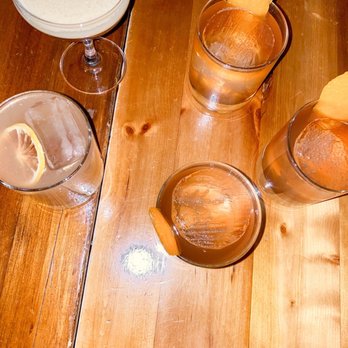 Hewing Hotel - Top left: Gray Duck Bottom left: Moonstone (highly recommend) Three on right: Hewing Old Fashioned - Hotels Near Me - Minneapolis, Minnesota Hewing Hotel - Top left: Gray Duck Bottom left: Moonstone (highly recommend) Three on right: Hewing Old Fashioned - Hotels Near Me - Minneapolis, Minnesota