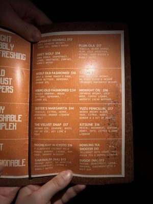 Menu photo 1 Wolf & Crane Bar Los Angeles, CA Menu photo 1 Wolf & Crane Bar Los Angeles, CA