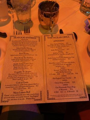 Menu photo 1 Ocean Grill Vero Beach, FL Menu photo 1 Ocean Grill Vero Beach, FL