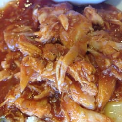 Adams Bar-B Q - Pulled chicken with sauce