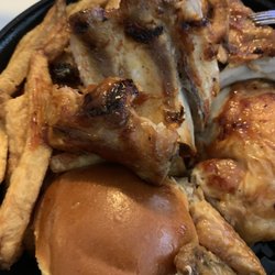 Haugen's Chicken & Rib Barbeque - Chicken and rib dinner