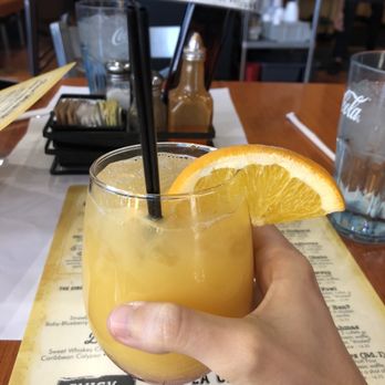 Dame's Chicken & Waffles - Carolina mimosa - Southern Near Me - Durham, North Carolina
