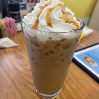 Sunny Side Up - Caramel iced coffee with whipped cream - Breakfast & Brunch Near Me - Elmwood, Louisiana