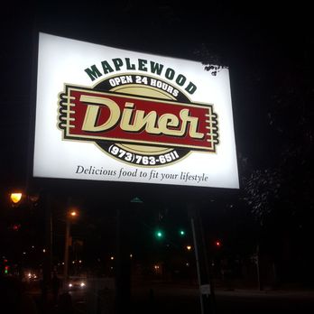 Maplewood Diner - Sign outside - night - American Near Me - Maplewood, New Jersey Maplewood Diner - Sign outside - night - American Near Me - Maplewood, New Jersey