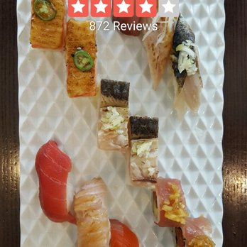 Miku - A selection of shellfish allergy-friendly sushi. - Japanese Near Me - Vancouver, British Columbia