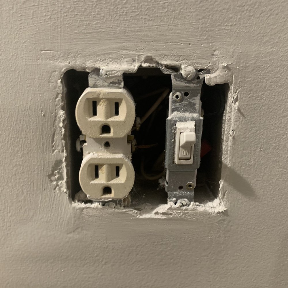 Warren Restoration - Outlet left uncovered - Damage Restoration Near Me - Arden, North Carolina Warren Restoration - Outlet left uncovered - Damage Restoration Near Me - Arden, North Carolina