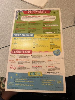 Menu photo 6 Chuy's Kissimmee, FL