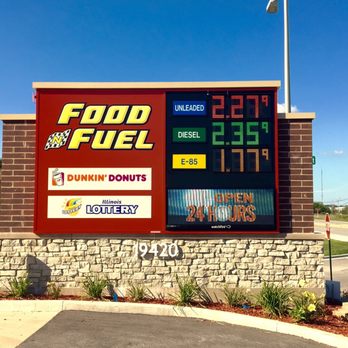 Gas N Wash - Price sign on September 2nd, 2016 - Gas Stations Near Me - Frankfort, Illinois