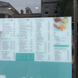 Tsaocaa - Menu