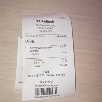 T4 Antioch - The Damage! - Bubble Tea Near Me - Antioch, California T4 Antioch - The Damage! - Bubble Tea Near Me - Antioch, California