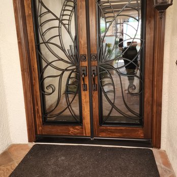 Calexico Door & Molding - Custom Entry Door with wrought iron, double pane energy efficient glass. - Door Sales/Installation Near Me - Calexico, California Calexico Door & Molding - Custom Entry Door with wrought iron, double pane energy efficient glass. - Door Sales/Installation Near Me - Calexico, California