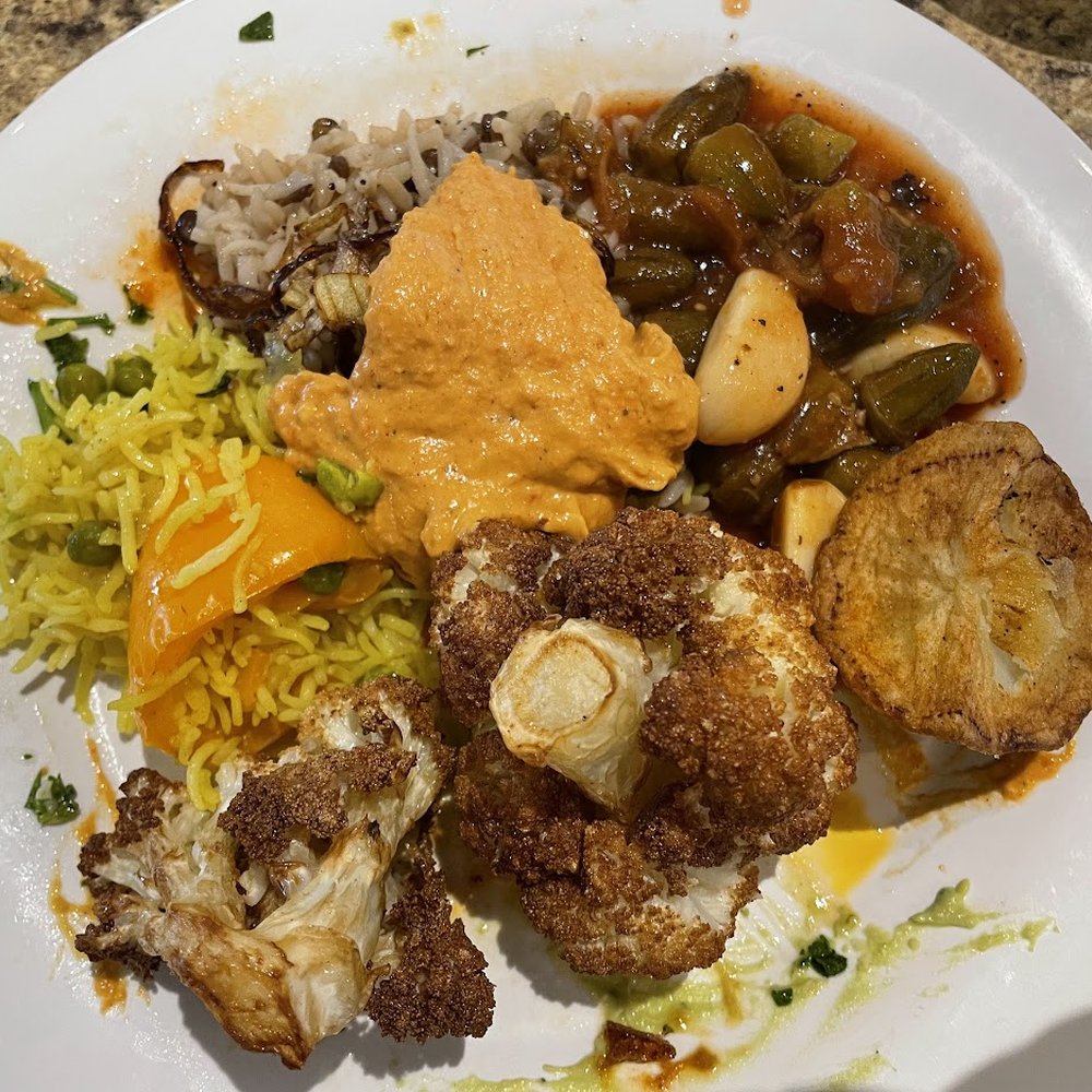 Dimassi's Mediterranean Buffet - Plate 2 (vegan) - Mediterranean Near Me - Richardson, Texas Dimassi's Mediterranean Buffet - Plate 2 (vegan) - Mediterranean Near Me - Richardson, Texas