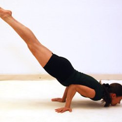 An advanced traditional Hatha Yoga posture