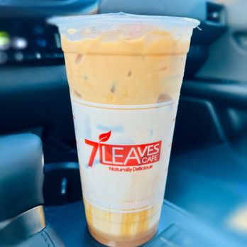 7 Leaves Cafe - Caramel Macchiato (Lg) - Coffee & Tea Near Me - Montebello, California 7 Leaves Cafe - Caramel Macchiato (Lg) - Coffee & Tea Near Me - Montebello, California