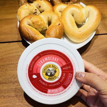 Einstein Bros. Bagels - Strawberry smear - Bagels Near Me - Pasadena, California