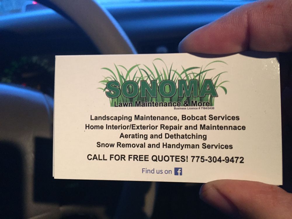 SONOMA LAWN MAINTENANCE & MORE Updated August 2024 Winnemucca