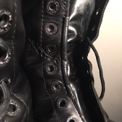 Tony's Shoe Service - Here is a better photo you can't even tell they are repaired.
