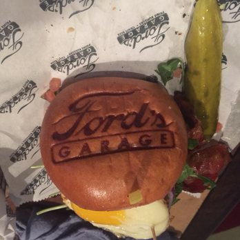 Ford's Garage - Burger with egg. Nom nom nom! - Burgers Near Me - Brandon, Florida