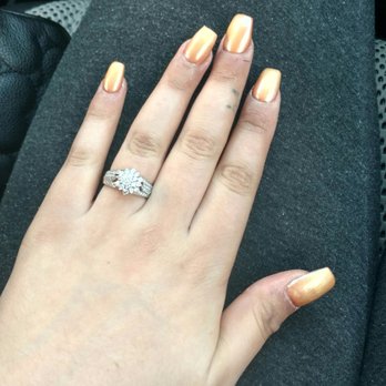 New York Nails - Asked for a rose gold chrome and this is what I got. they are OK but def not what I asked for at all - Nail Salons Near Me - Kennewick, Washington New York Nails - Asked for a rose gold chrome and this is what I got. they are OK but def not what I asked for at all - Nail Salons Near Me - Kennewick, Washington