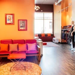 Dragonfly Hot Yoga - Downtown - View into retail and tea lounge area.