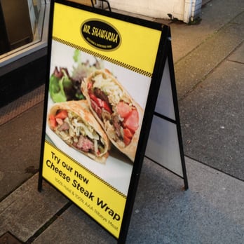 Mr Shawarma - Sandwich board outside~ - Middle Eastern Near Me - Vancouver, British Columbia Mr Shawarma - Sandwich board outside~ - Middle Eastern Near Me - Vancouver, British Columbia