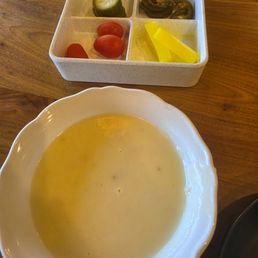 Soup and side dish? Soup and side dish?