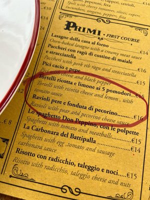 Menu photo 1 Osteria Battipalla Florence, FI