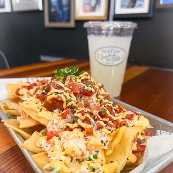 Seasurf Fish - Poke Nachos - Seafood Near Me - Yorba Linda, California