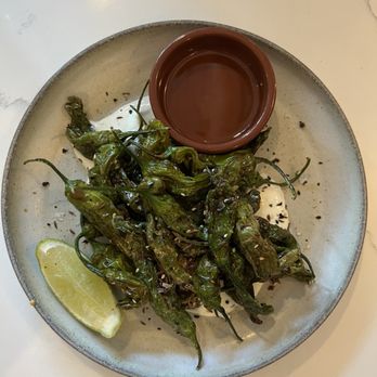 Yalla - Blistered Shishitos - Mediterranean Near Me - Portland, Oregon